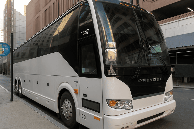 a Charter Bus Rental El Monte coach bus
